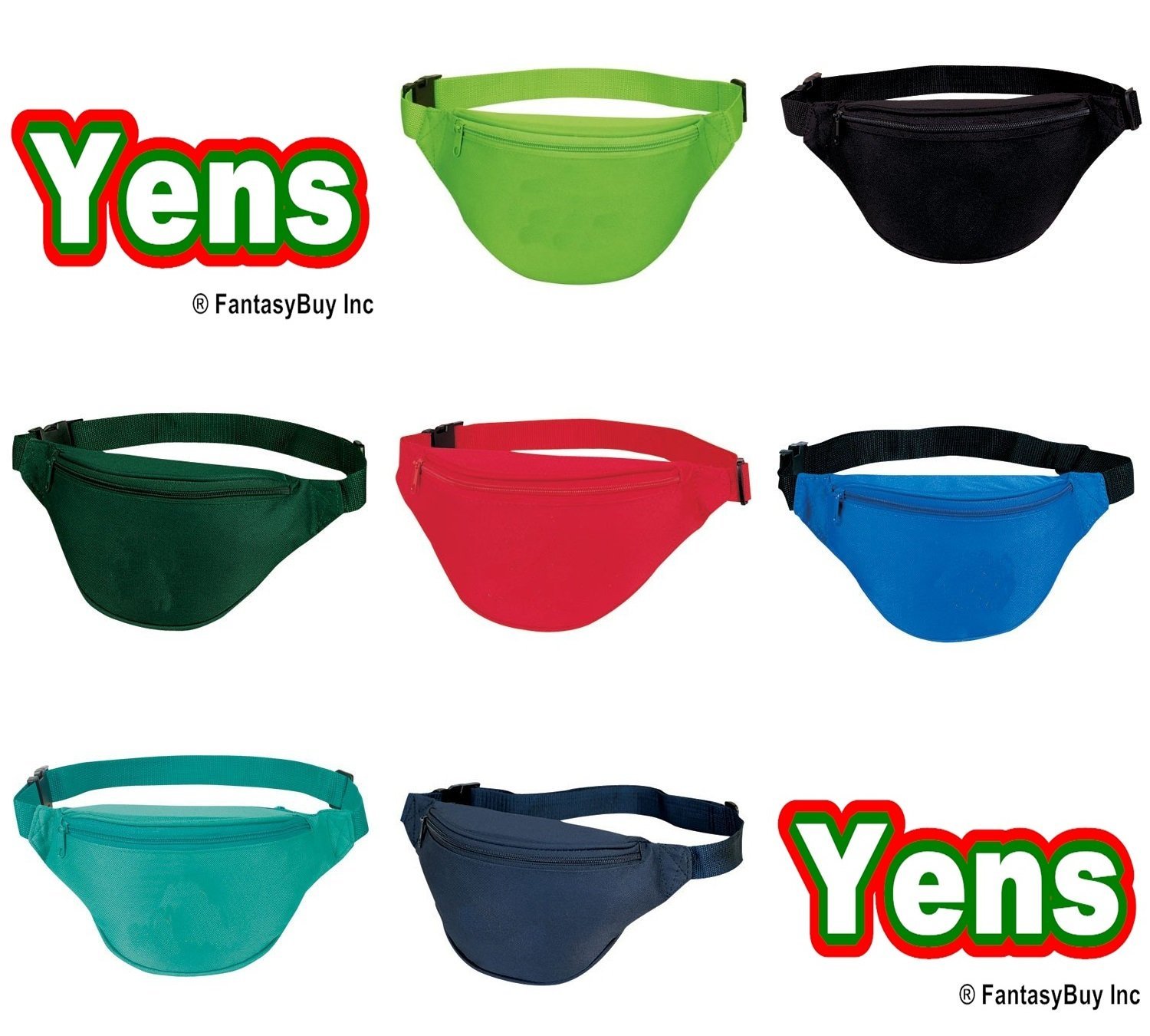 Yens® 2-Zipper Fanny Pack, FN-6<a href="www.baidu.com">11</a>
